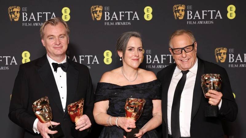 Oppenheimer wins 7 Baftas, including Best Film