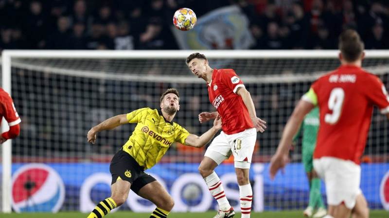 PSV, Dortmund draw 1-1 in CL round of 16 first leg