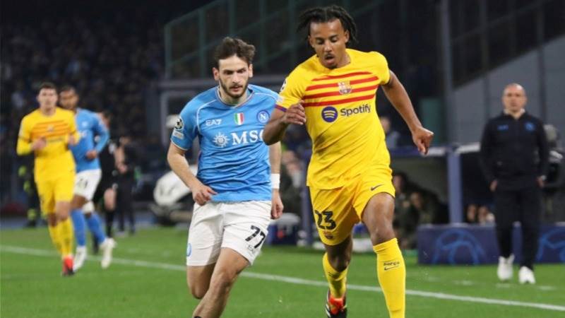 Napoli, Barcelona draw in 1st leg of Champions League last 16