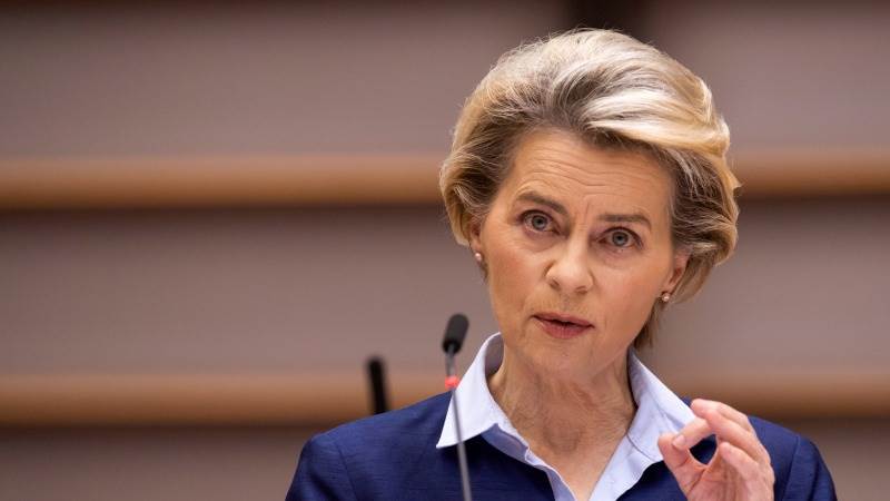 Von der Leyen arrives in Kiev on war anniversary