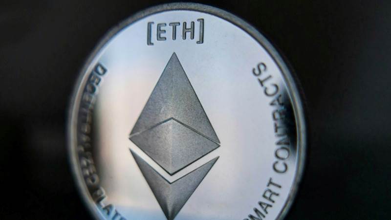 Ethereum up over 3%, highest price in 22 months