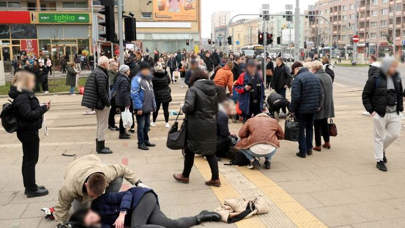 At least 19 injured after car plows into crowd in Poland