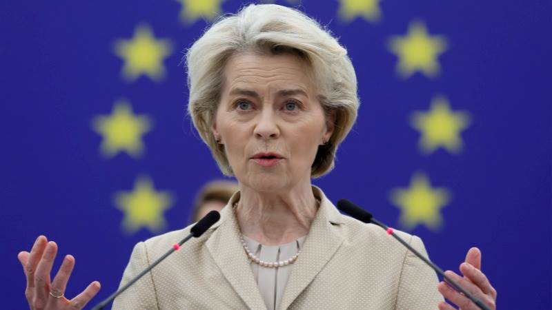 Von der Leyen: Hague courtroom waiting for Putin