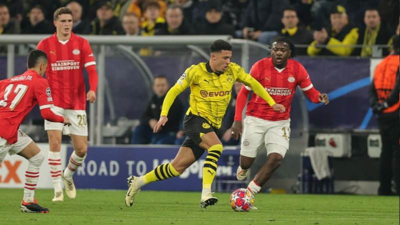 Dortmund defeats PSV 3-1, through to CL QFs