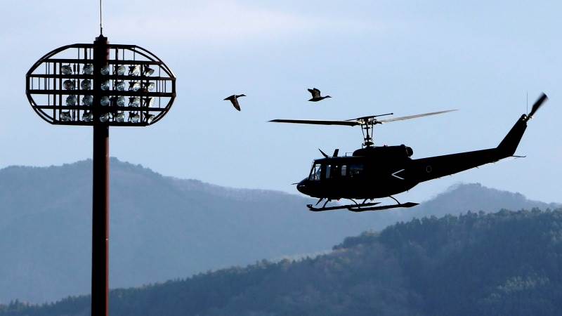 Japan’s military helicopter reportedly crashes in Oita