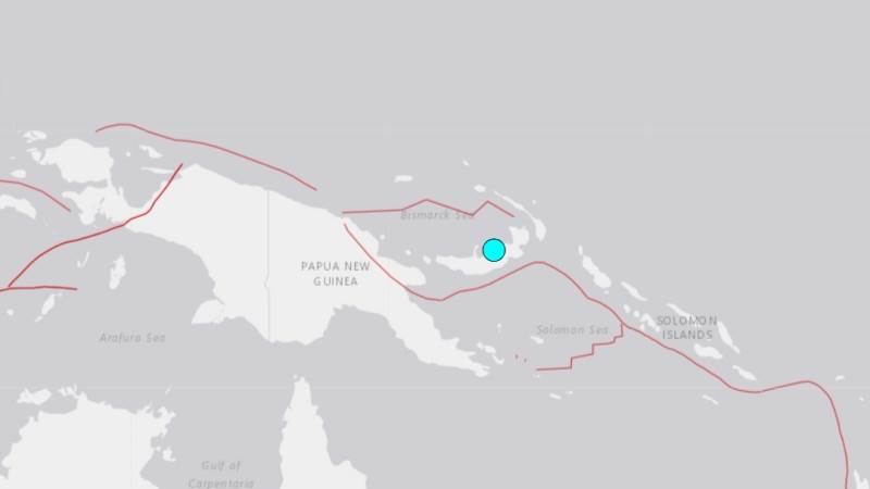 5.2-magnitude shakes Papua New Guinea