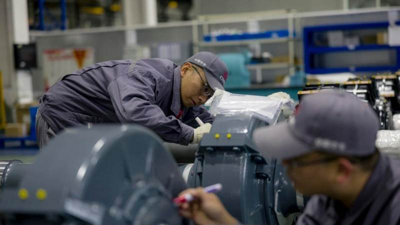 Industrial production in China up by 7% in February