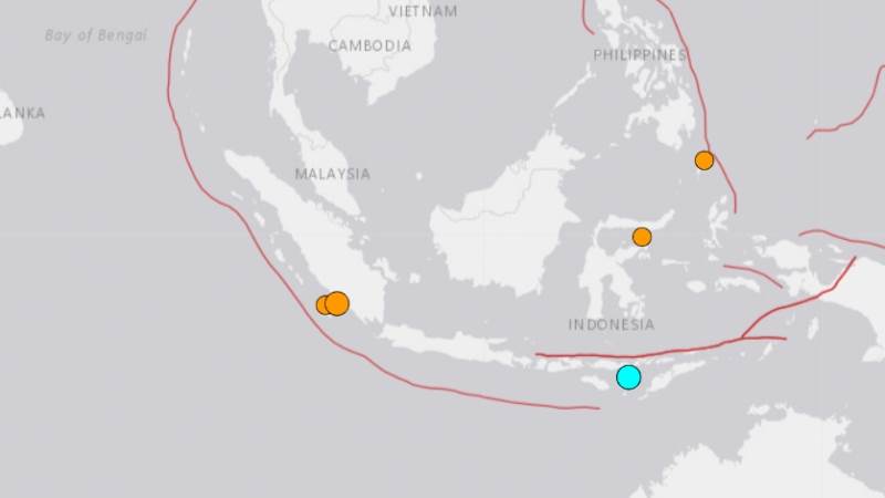 5.7-magnitude quake hits Indonesia