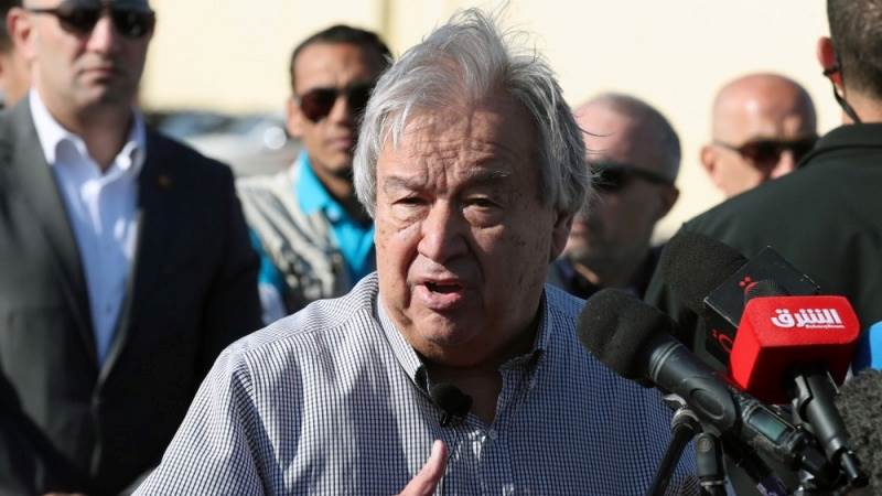 UN chief advocates road delivery for Gaza aid