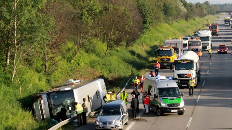 At least 5 dead after bus crashes in Germany