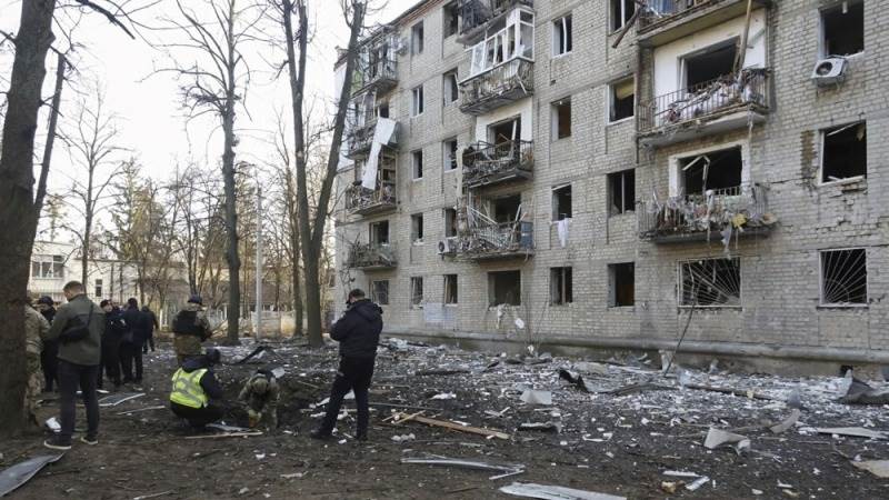 Blast reported in Ukraine’s Kharkiv