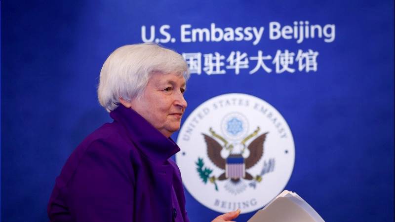 US Treasury Secretary Yellen to travel to China April 3-9