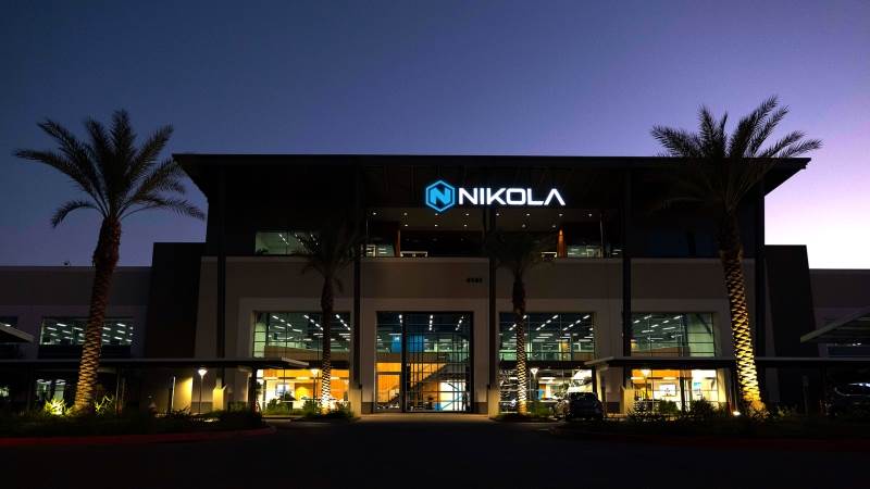 Nikola down almost 13% after reverse stock split plan