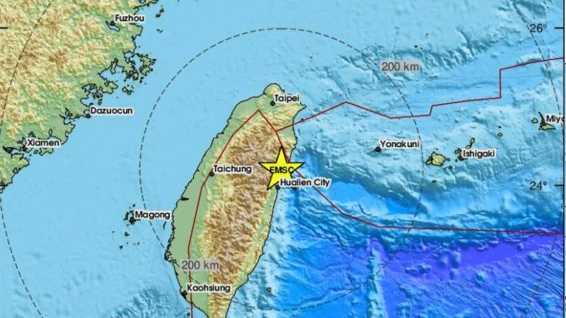 5.1-magnitude earthquake hits Taiwan’s Hualien City