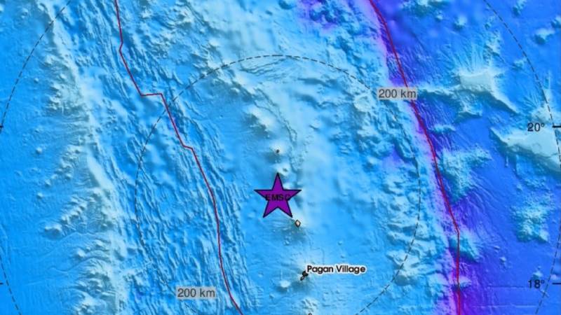 6.8-magnitude earthquake hits Mariana Islands