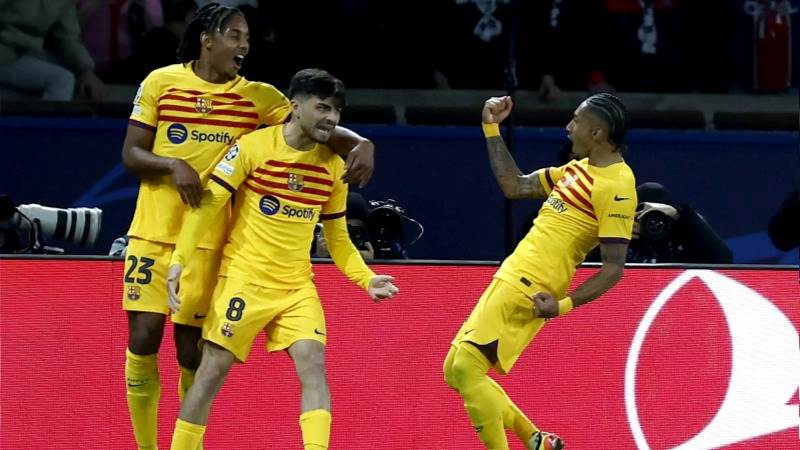 Barcelona beats PSG 3-2 in 1st leg of CL quarterfinals