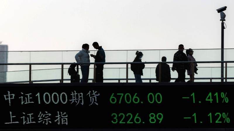 Asia mostly lower after China’s CPI reading