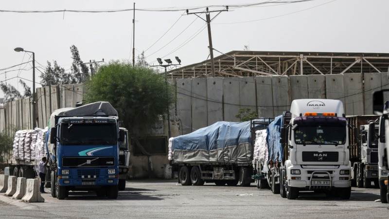 First aid truck reach Gaza via Erez crossing