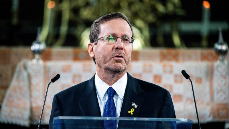 Israel’s Herzog urges global response to Iranian threat