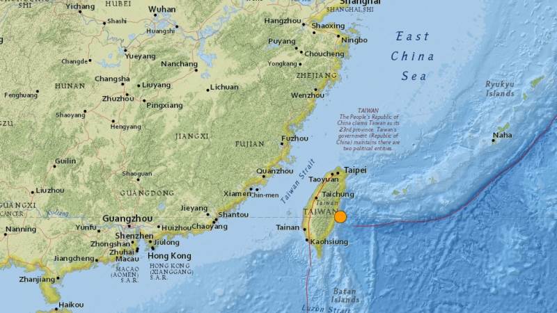 5.1-magnitude quake hits Taiwan