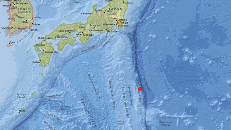 5.4-magnitude quake hits Japanese Bonin Islands