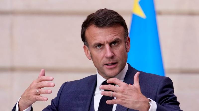 Macron says he doesn’t rule out sending troops to Ukraine