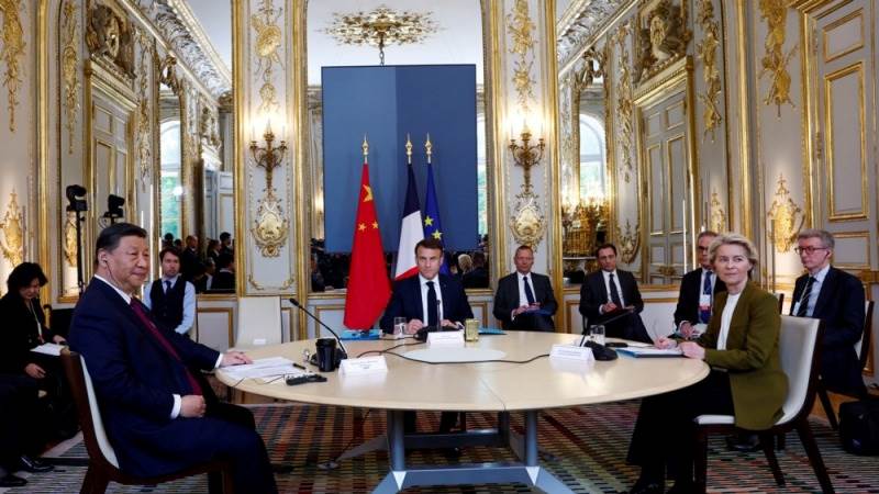 Macron, Xi, VDL emphasize EU-China dialogue