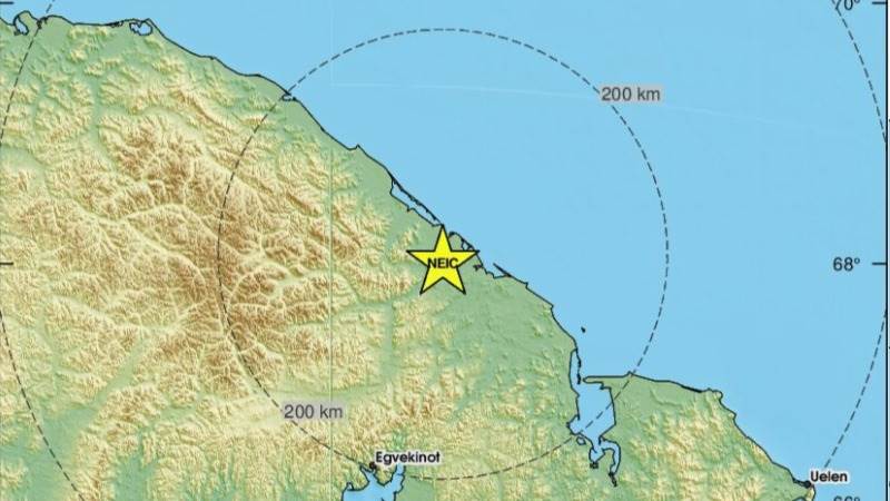 5.5-magnitude earthquake hits Chukotka, Russia