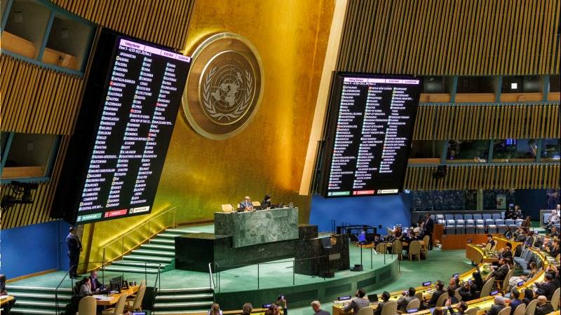 UN resolution backs Palestine’s bid for full membership