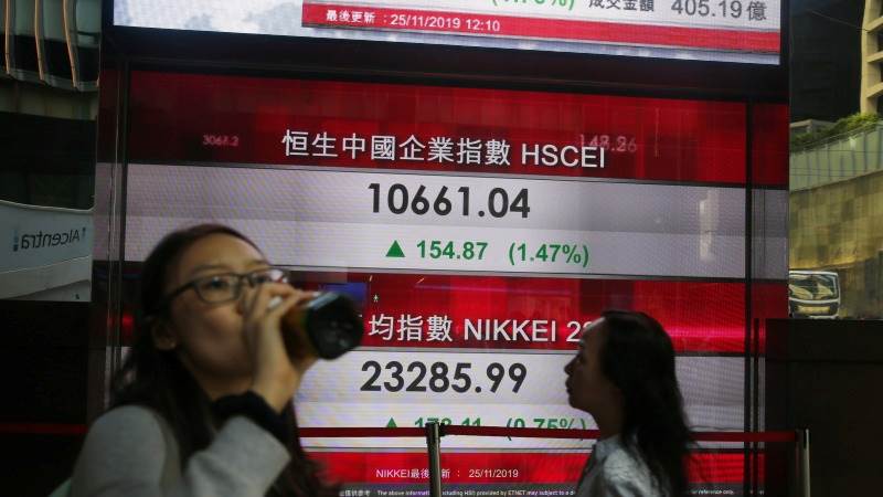 Asia mostly lower after Japan’s PMI data