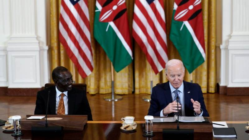 Biden announces plans to extend major non-NATO ally status to Kenya