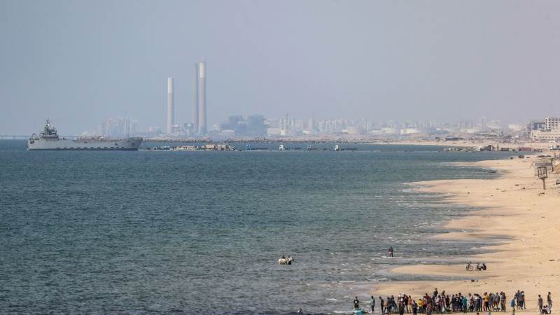 Temporary pier for aid deliveries to Gaza repaired