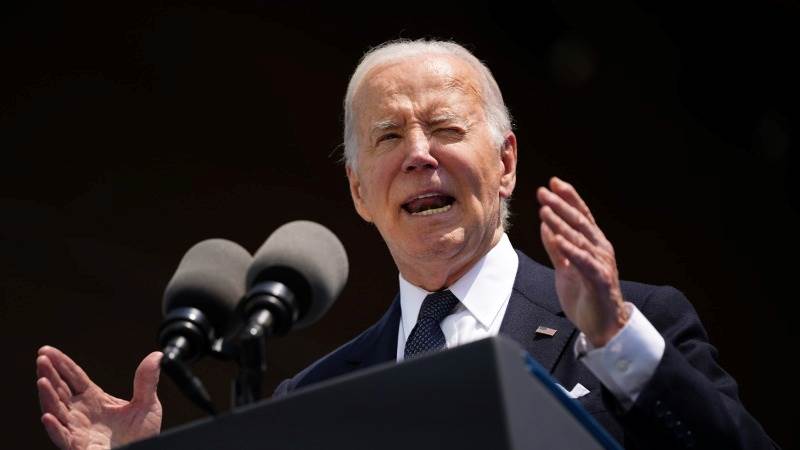 Biden says US unemployment rate steady for 30 months