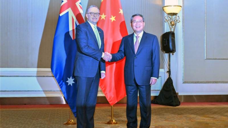 Chinese premier to visit Australia