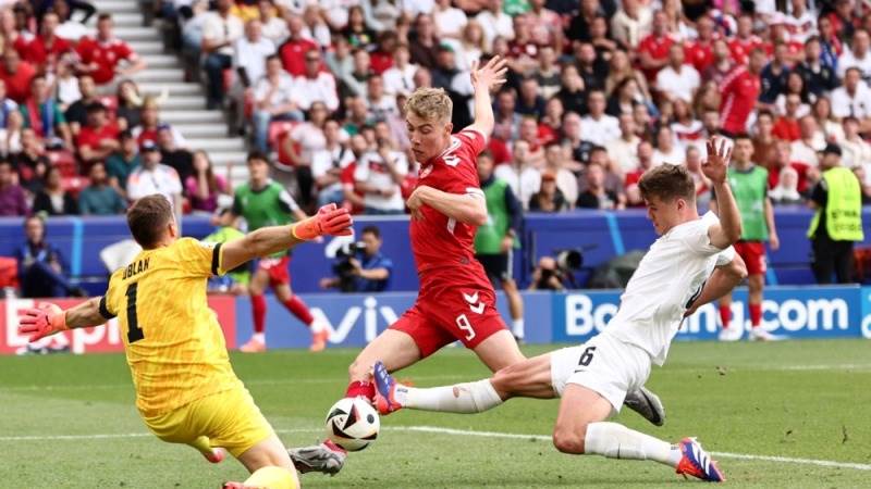 Slovenia and Denmark tie 1-1 in Euro 2024 opener