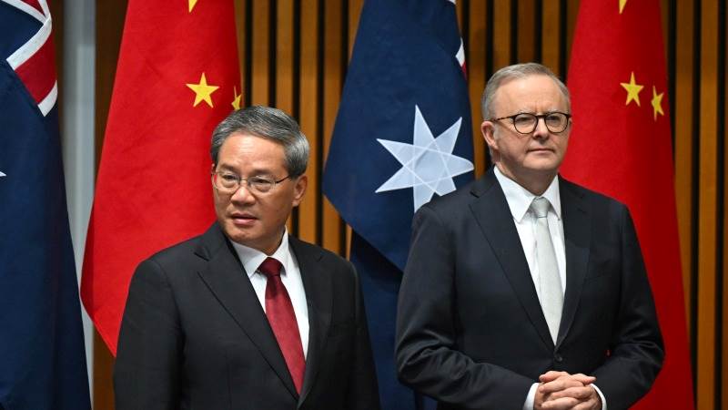 China’s Li says relations with Australia ‘on the right track’