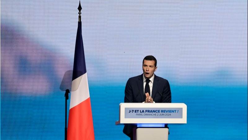 French far-right leader Bardella vows to lower electricity bills