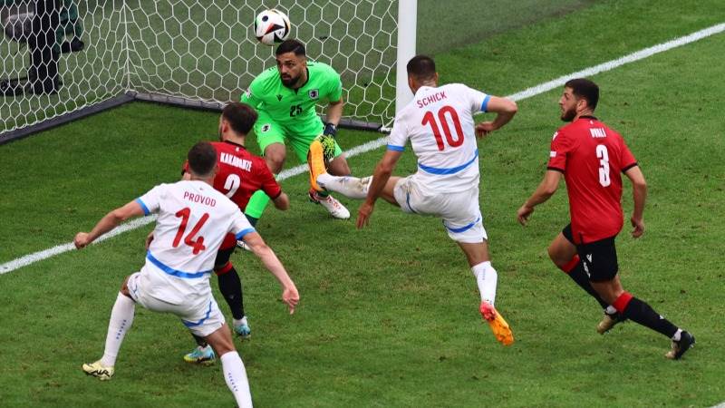 Czechia and Georgia draw 1-1 in their second Euro match