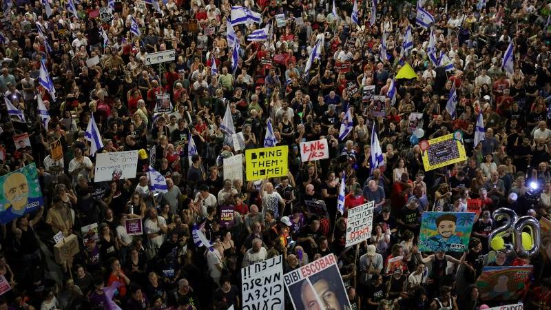 Israeli police arrests 3 amid anti-gov’t protests in Tel Aviv