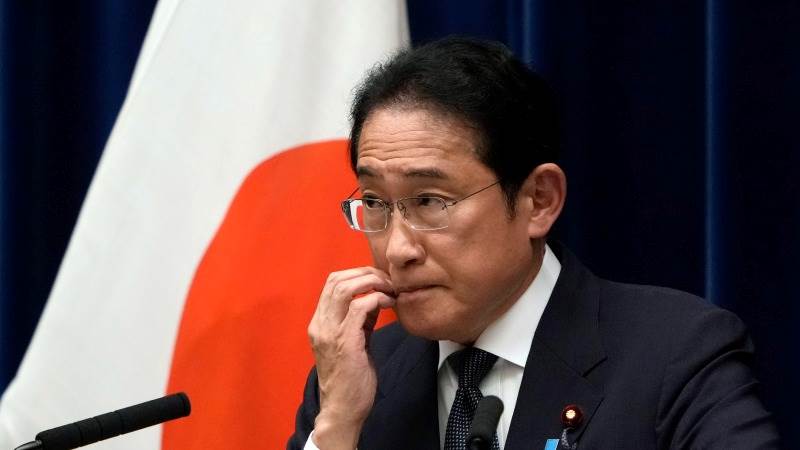 Japan’s Kishida approval rating drops to new low, survey shows