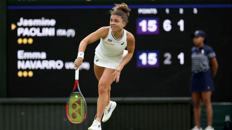 Paolini defeats Navarro, reaches Wimbledon semis