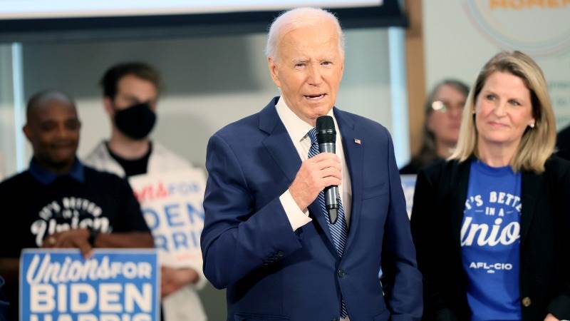 Biden: US economy moving in right direction