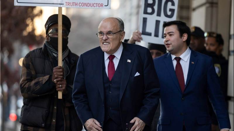 Judge dismisses Giuliani’s bankruptcy plea