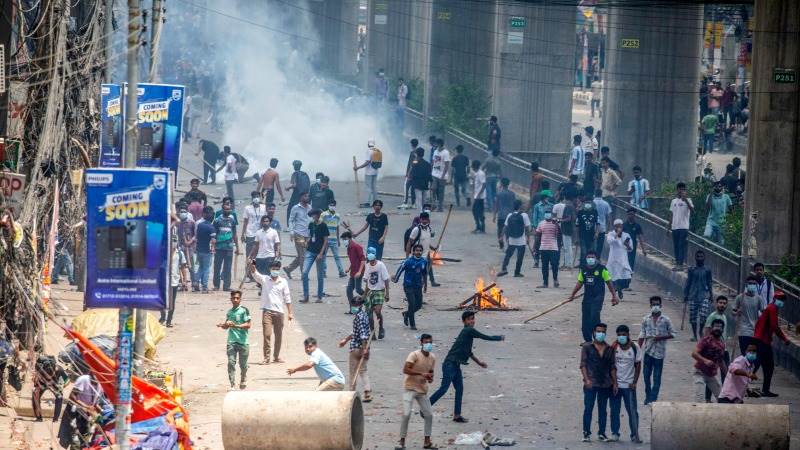 US advises against travel to Bangladesh amid riots