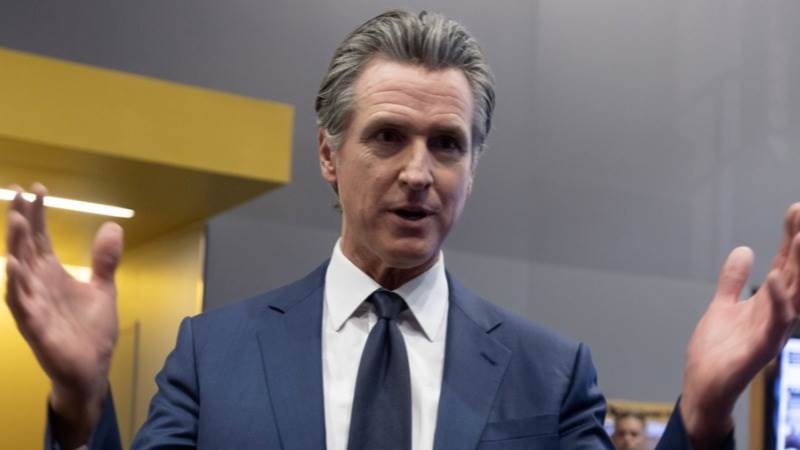 Newsom backs Harris and slams Trump’s ‘dark vision’