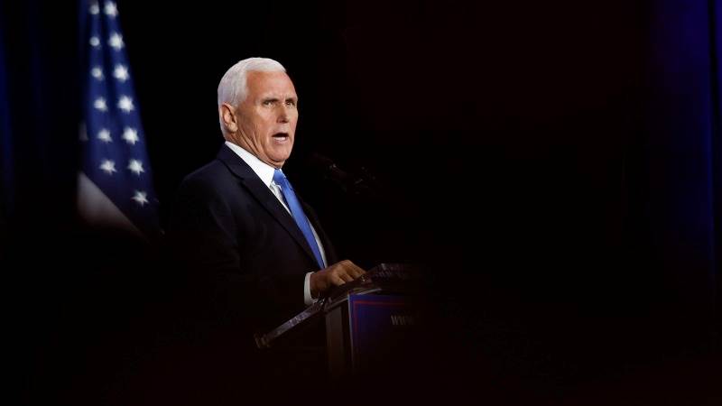 Former VP Pence hails Biden for exiting presidential race