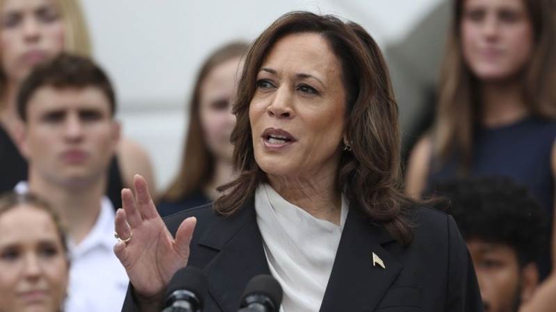 Harris says Trump wants to take America backwards