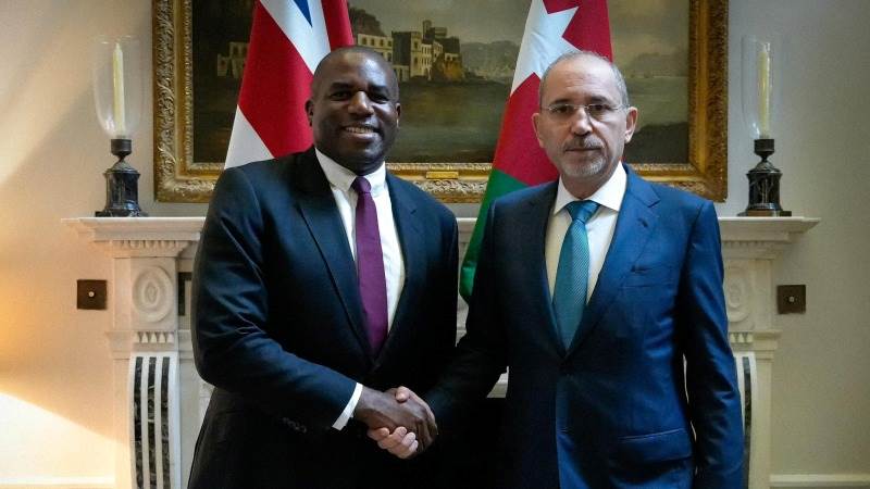 UK, Jordan discuss ways to end suffering in Gaza