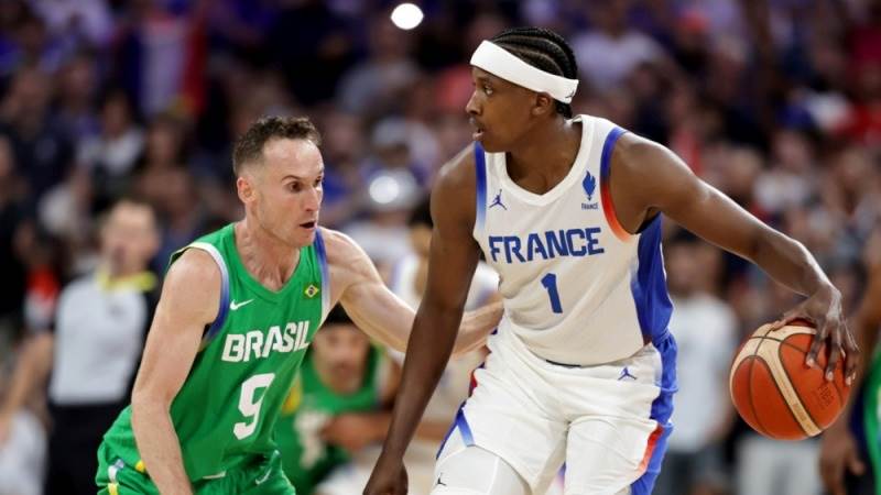 France triumphs over Brazil in basketball opener at Paris Olympics