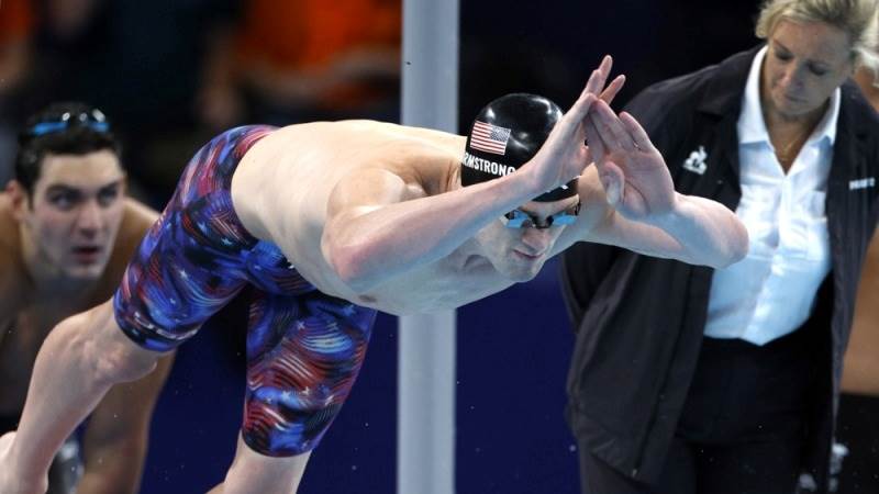 US team wins gold in men’s 4x100m freestyle relay